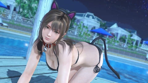 ネコ耳 セクシーポーズ DOAXVV みさき