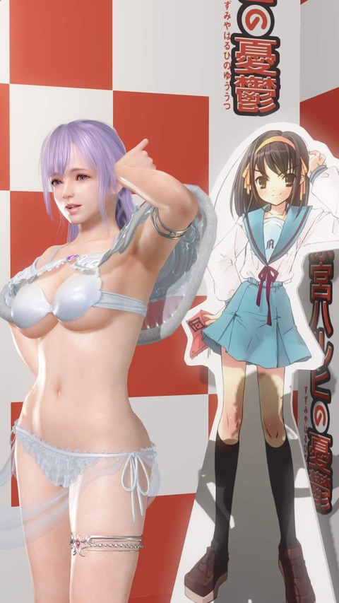 フィオナ DOAXVV ポーズ 涼宮ハルヒの憂鬱