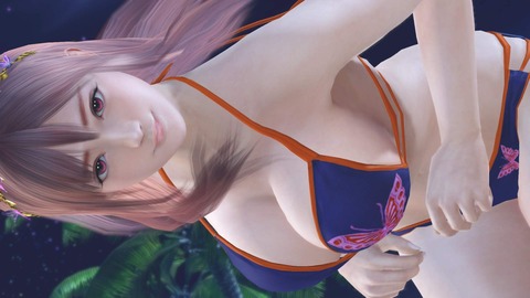 夜 爆乳谷間 ほのか DOAXVV