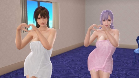 二人同時撮影 DOAXVV オーナールーム