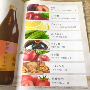 豊潤サジーの成分分析