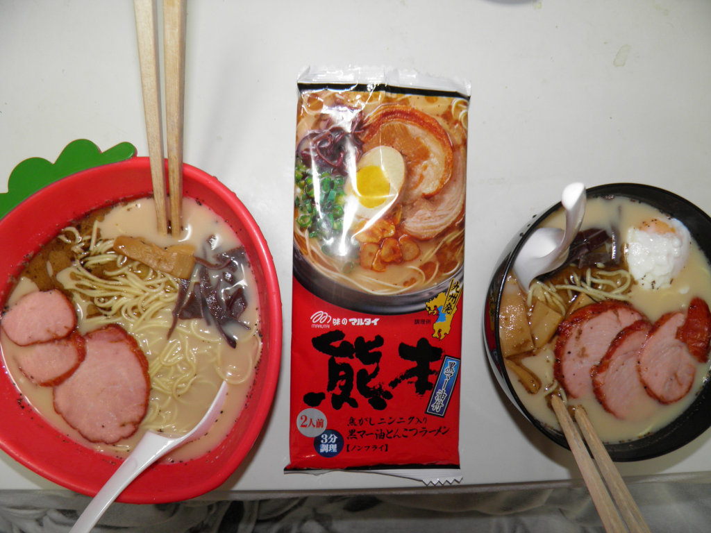 熊本 焦しニンニク入り 黒マー油とんこつラーメン 4 1 マルタイ スーパーラーメンレビュー 熊本 焦しニンニク入り 黒マー油とんこつラーメン 4 1 マルタイ スーパーラーメンレビュー