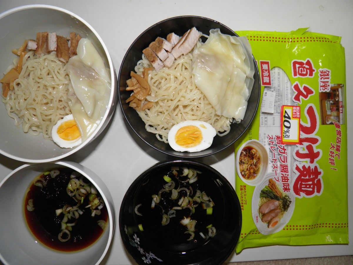 銀座 直久つけ麺 鶏ガラ醤油味 5 株 直久 スーパーラーメンレビュー