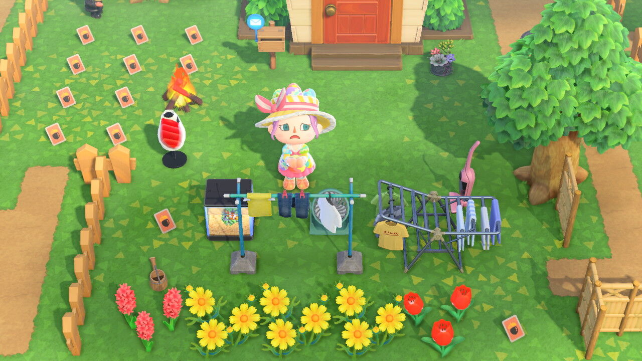 あつ森 ひさしぶりに妻がプレイしたが 同居の難しさ 第二倉庫 日記 レポート あつまれどうぶつの森 Kuma16 スクショ メモ帳 置き場
