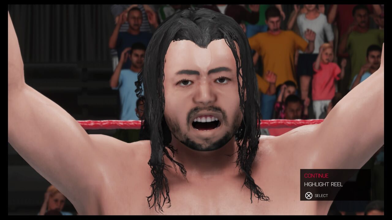 Wwe2k19 マイキャリア 日本公演 後楽園ホール 東京ドームの戦い マイプレイヤー大型整形 Kuma16 スクショ メモ帳 置き場