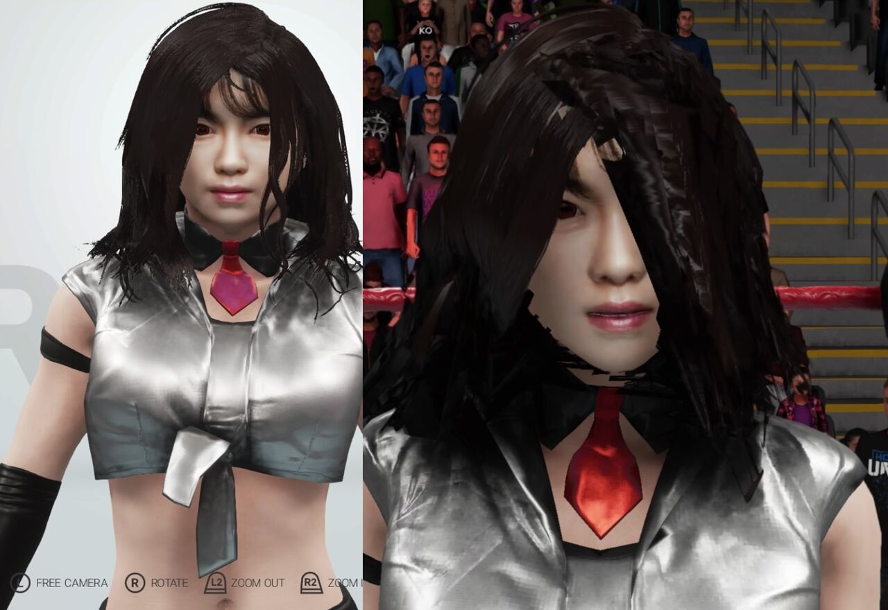 Wwe2k19 追記 ２つの髪型を合体させる裏技のやり方 作り出せる髪型
