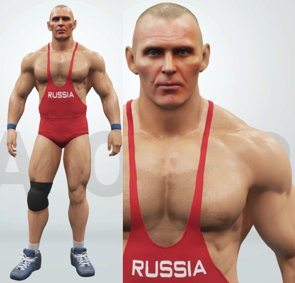 Wwe2k19 霊長類最強の男 カレリンを作成 アンドレを持ち上げられるのか Caw Kuma16 スクショ メモ帳 置き場
