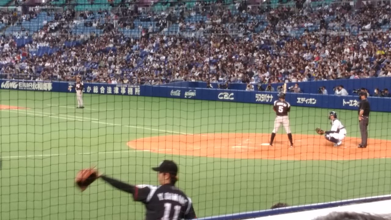 内野a席から見た 今日のナゴヤドーム 京都発 マリーンズ 沖縄 ロックンロール なblog 内野a席から見た 今日のナゴヤドーム 京都発 マリーンズ 沖縄 ロックンロール なblog