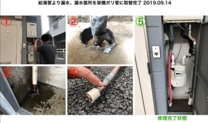 水道管ピンホール