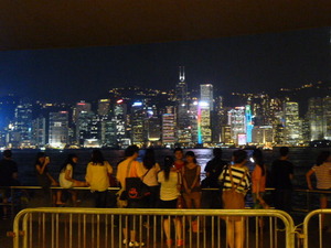 夜景混雑