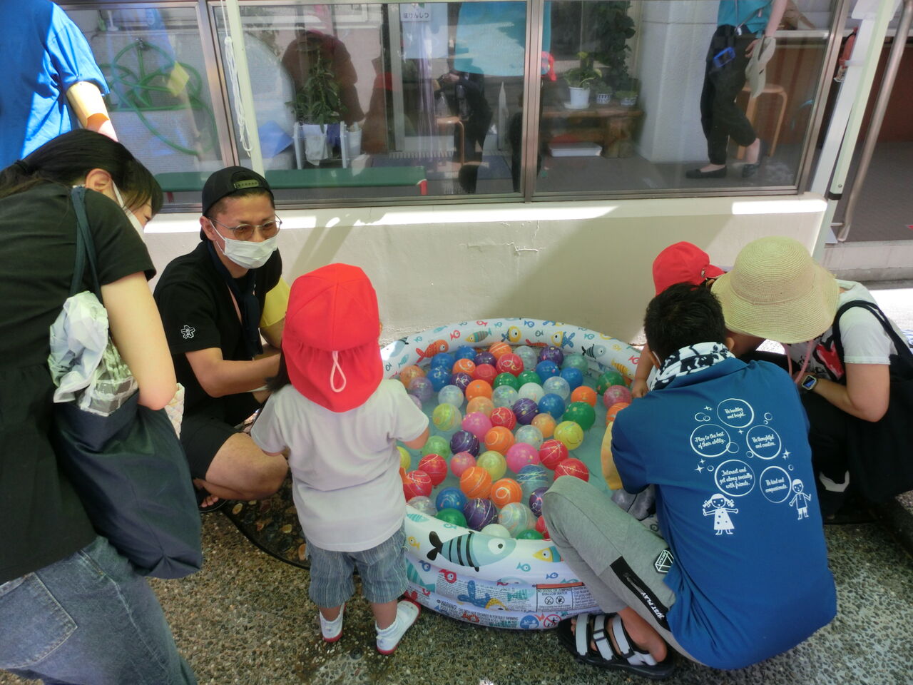 夏まつり おやじの会 ヨーヨー釣り 熊本大学教育学部附属幼稚園pta
