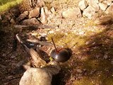 58焚き火炭火の跡