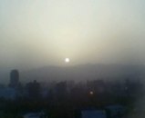 黄砂夕日