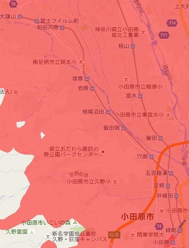 伊豆箱根鉄道大雄山線_電波状況