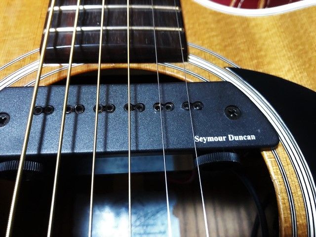 ギターは女だよ、43。（アコギのピックアップ） : 眠れ、旅人よ