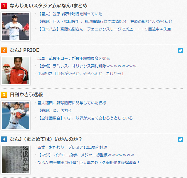 第2回 元まとめ管理人のワイがなんjまとめを適当に批評していくスレ ベイ速 横浜denaベイスターズまとめ 第2回 元まとめ管理人のワイがなんjまとめを適当に批評していくスレ ベイ速 横浜denaベイスターズまとめ