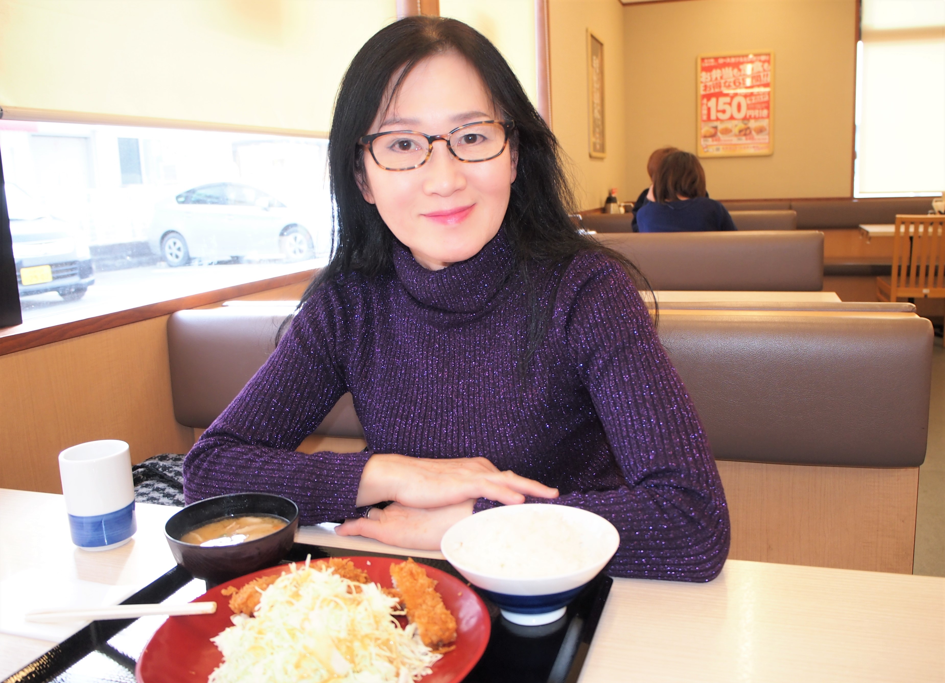 くまじろうママとランチデ ト かつや 4品限定 定食もテイクアウトも150円引きの ロースカツ ヒレカツ祭り が最終日だったので慌ててかつやに初めて行きました O クマジー王国のくまじろう