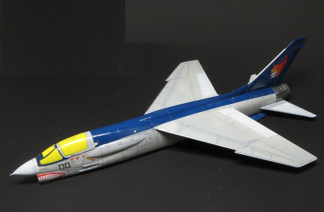 1/72 F-8E クルセイダー Ver.エリア88 製作 3 : kumakinoのブログ 1/72 F-8E クルセイダー Ver.エリア88 製作 3 : kumakinoのブログ