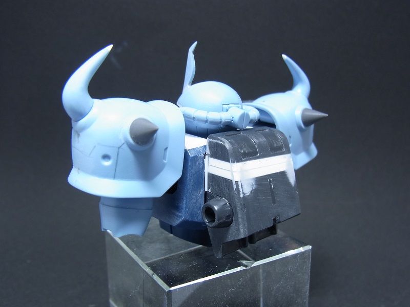 1/144 HGUC グフカスタム 製作 2 バックパック改修ほか