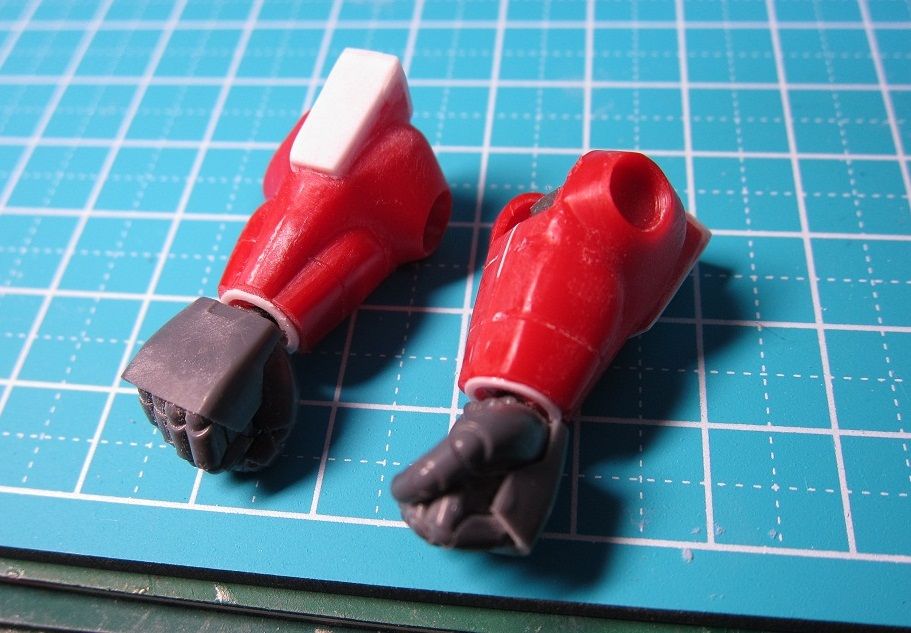 1 144 ジョニー ライデン専用ザク 製作 10 腕 Kumakinoのブログ