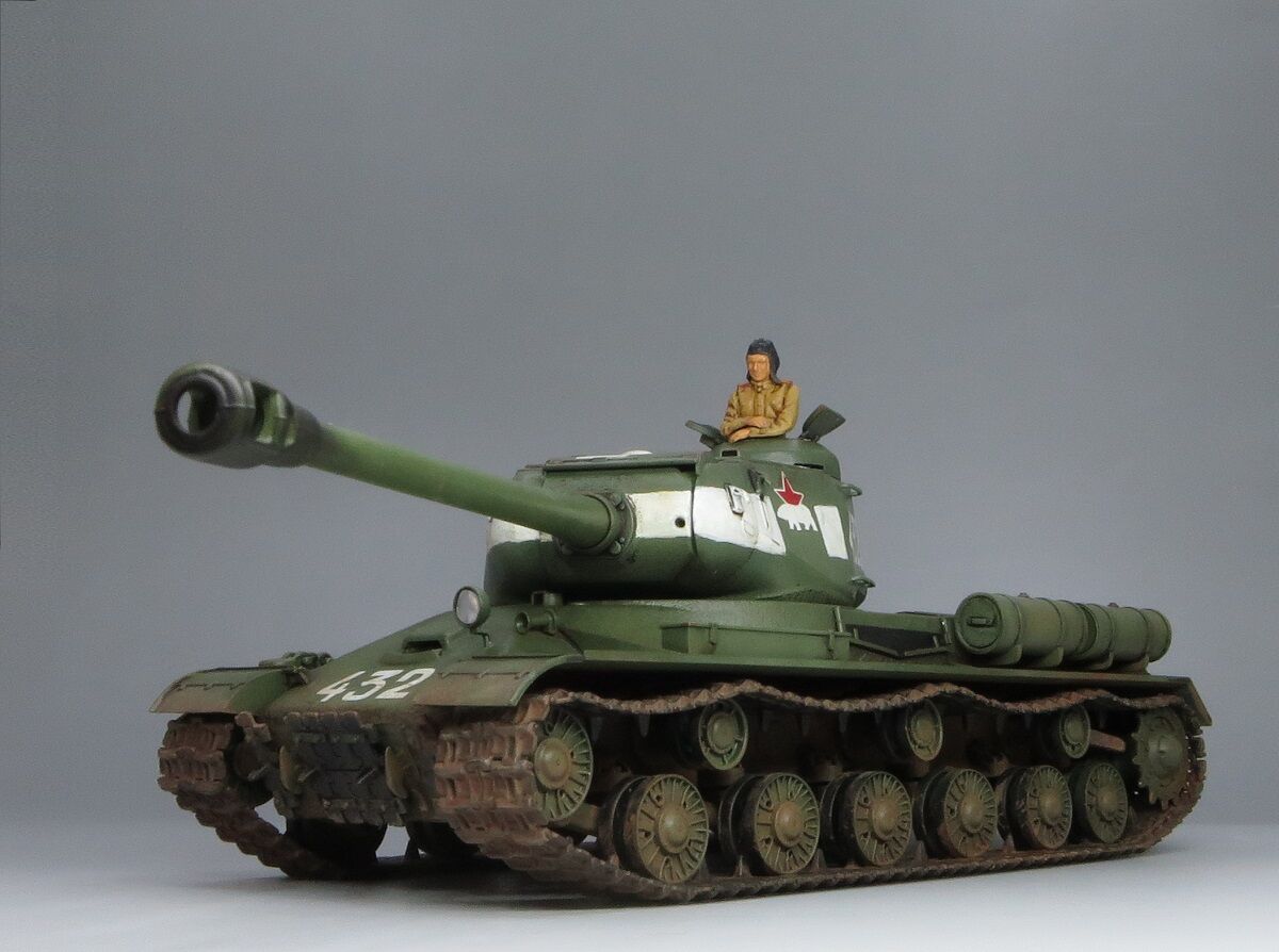 タミヤ 1/35 JS-2 完成品　戦車　模型　ソ連　チェコスロバキア　IS-2 タミヤ 1/35 JS-2 完成品 戦車 模型 ソ連 チェコスロバキア IS-2
