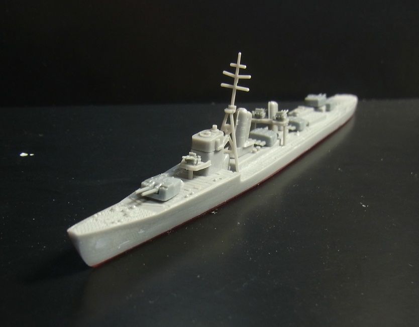 1/700 日本海軍駆逐艦 夕雲 製作 2 （艦上組立） : kumakinoのブログ