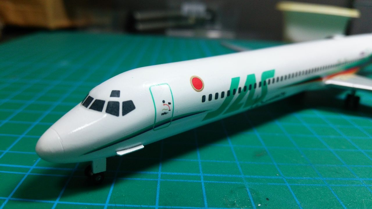 1/200 ハセガワ MD-90 日本エアシステム 製作 4 : kumakinoのブログ