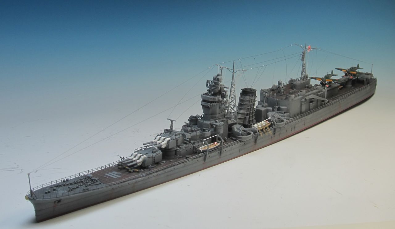 アオシマ 1350 日本海軍5500トン型軽巡洋艦 球磨 1/350 アオシマ
