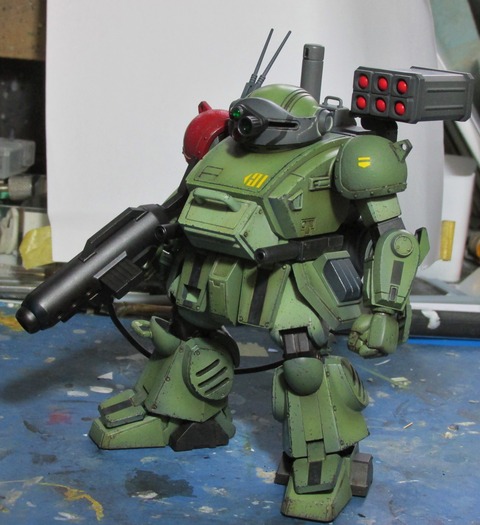 ボークス　1/36 デスメッセンジャー　初回限定版 青の騎士ベルゼルガ物語』より、カスタムAT「デスメッセンジャー」の