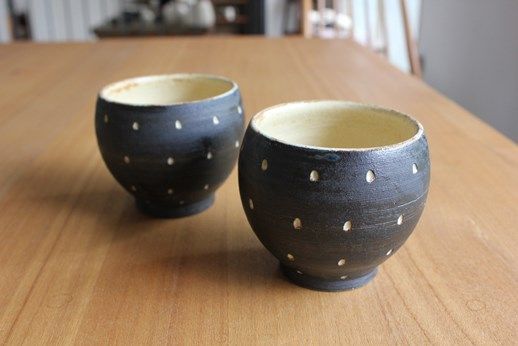 器入荷 朝虹窯(余宮隆主宰） ドットの器 @shop : うつわ屋