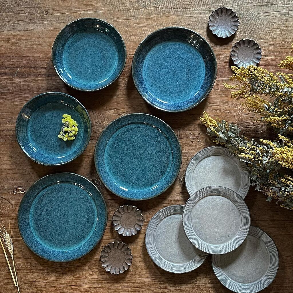 小澤基晴 器 小澤基晴 輪花豆皿 3寸 6枚セット 小皿 うつわ