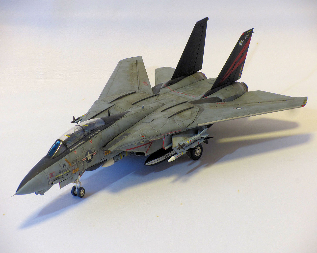 F-14Aトムキャット VF-154ブラックナイツ : 熊猫製作所 F-14Aトムキャット VF-154ブラックナイツ : 熊猫製作所