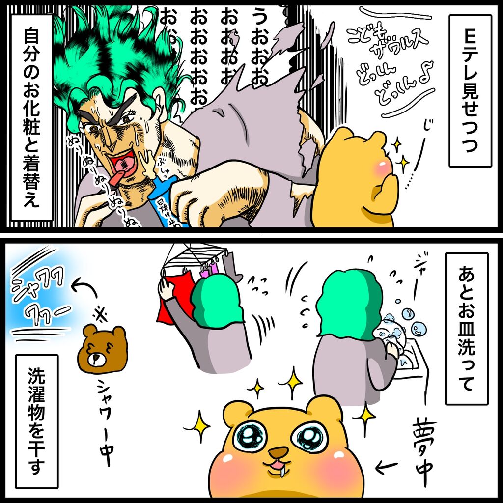 コロナ対策で夫が在宅ワークになったら…② : インド熊家族 ...