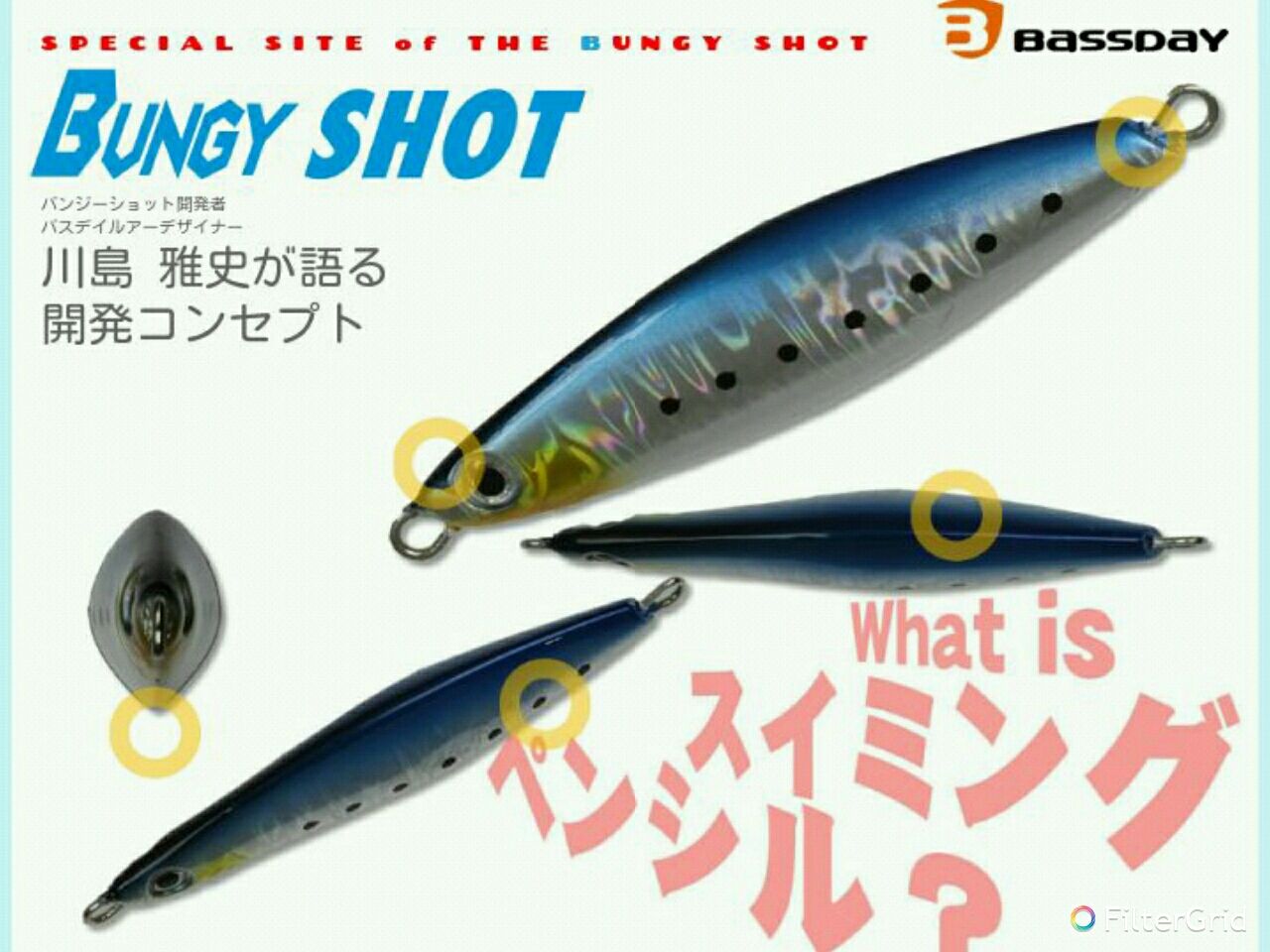 バンジーショットの全貌が 西湘ヒラメ日記