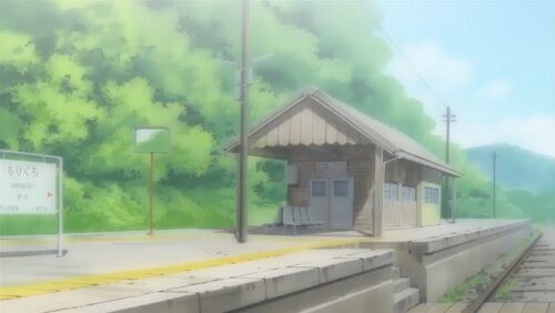 夏目友人帳聖地瀬戸石駅全景