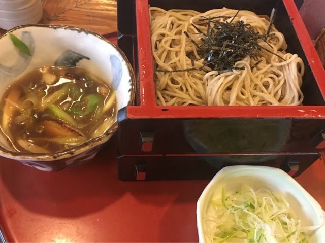 鴨汁ざるそば サガミ 食べ物のはなし