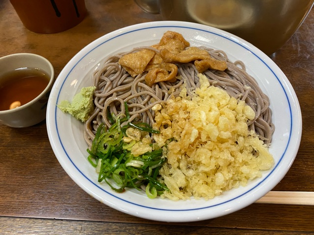 冷やしたぬきダブル 更科 食べ物のはなし 冷やしたぬきダブル 更科 食べ物のはなし