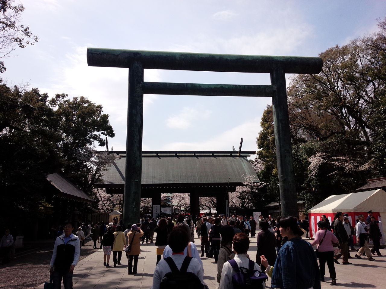靖国神社 千鳥ヶ淵の桜 江戸幕府 鉄砲組百人隊 靖国神社 千鳥ヶ淵の桜 江戸幕府 鉄砲組百人隊