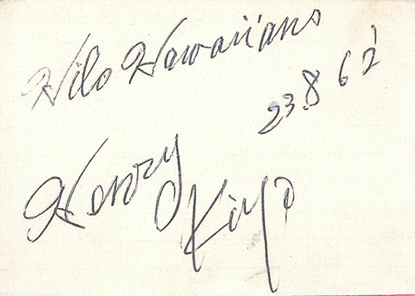 尾崎紀世彦さんのサイン : 尾崎紀世彦ワールド研究室