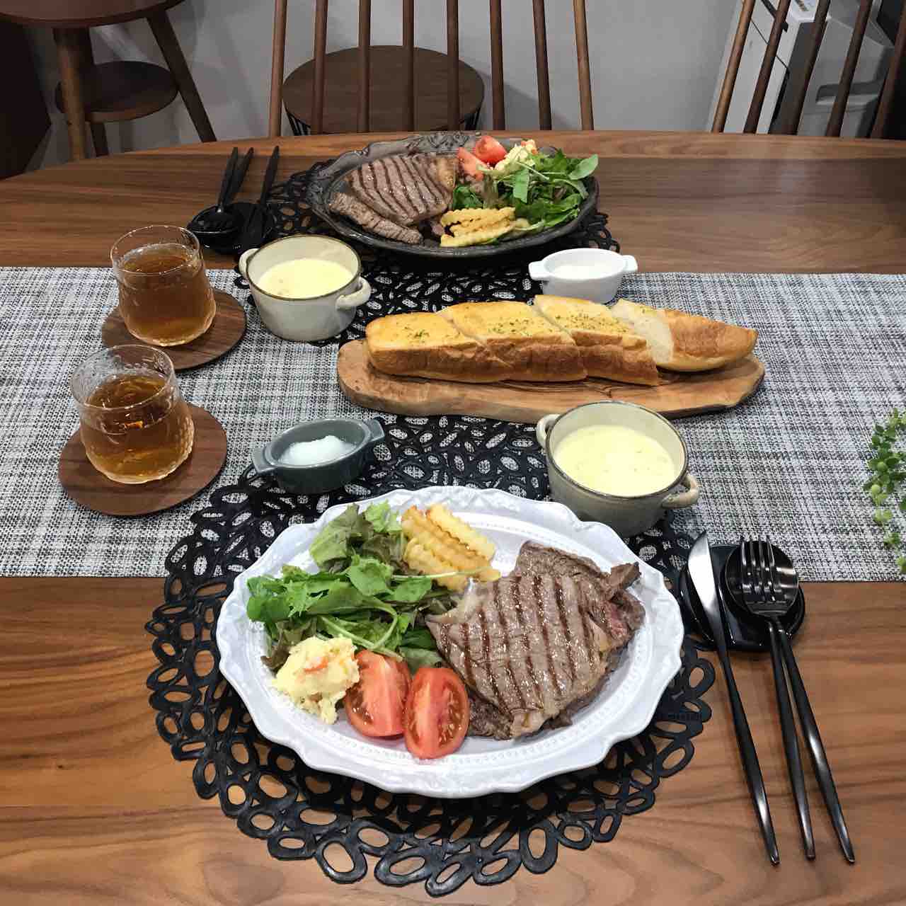 ストウブグリルでステーキプレートの晩ごはんとマイステーキブーム 鍋好きのごはん日記 Powered By ライブドアブログ