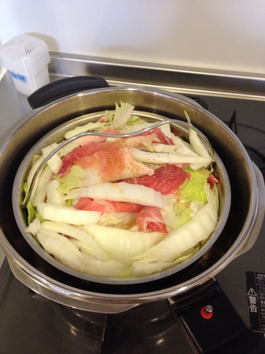 圧力鍋二段調理に挑戦。 : 鍋好きのごはん日記。