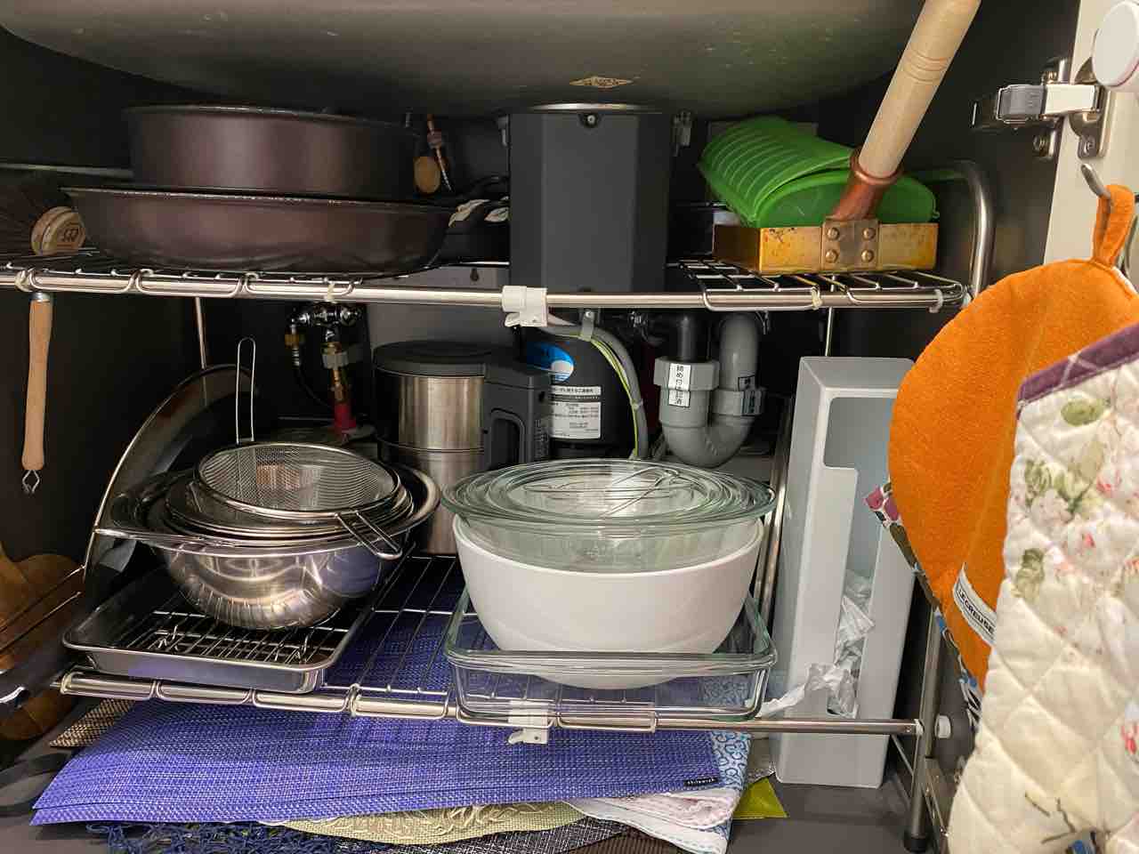 キッチン収納 シンク下収納の見直し 鍋好きのごはん日記 Powered By ライブドアブログ