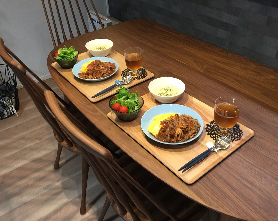 ティーマライトブルーとkintoのトレイ 鍋好きのごはん日記 Powered By ライブドアブログ