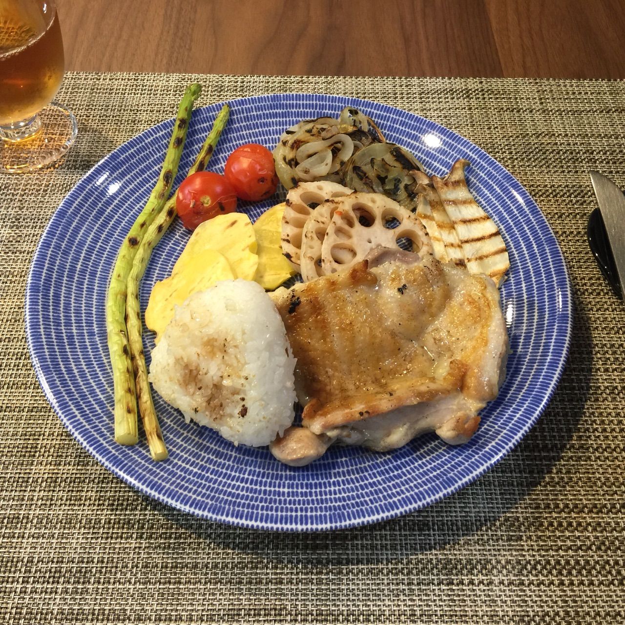 ストウブスチーム&グリルでグリルチキンサラダの晩ごはん : 鍋好きの