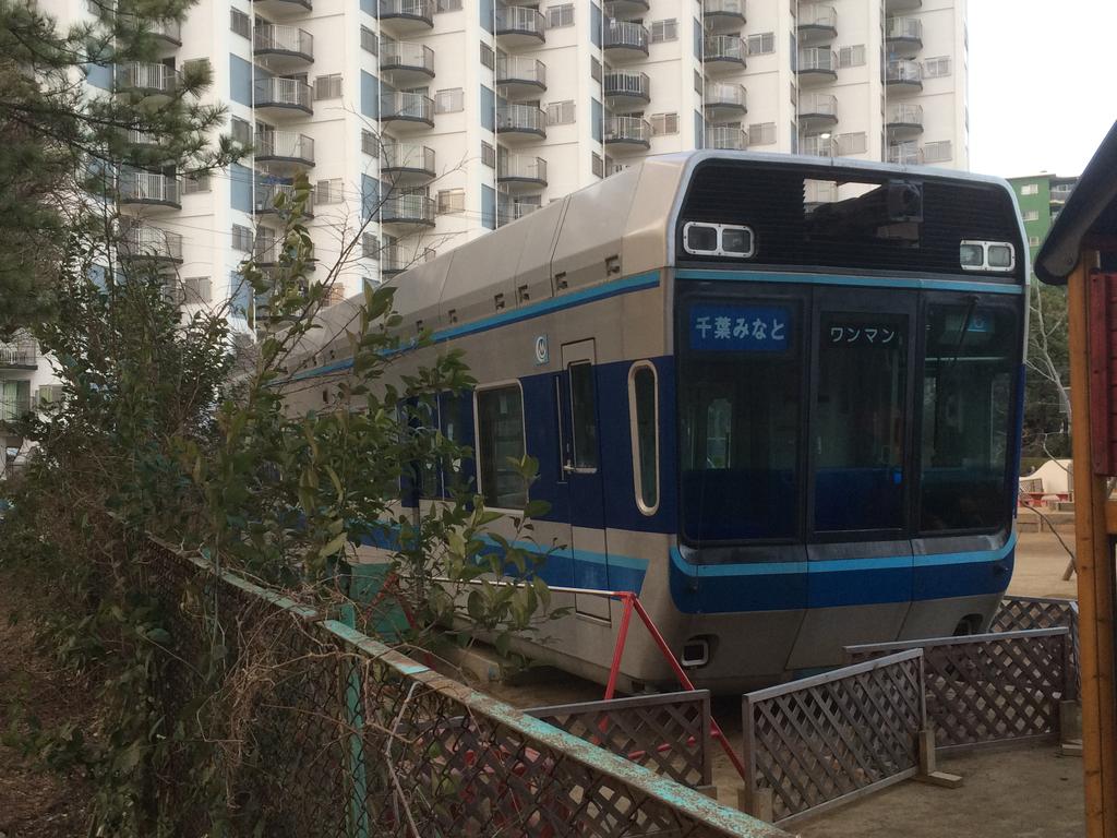 千葉 千葉都市モノレール1011 チューリップ保育園 保存車めぐりの記録