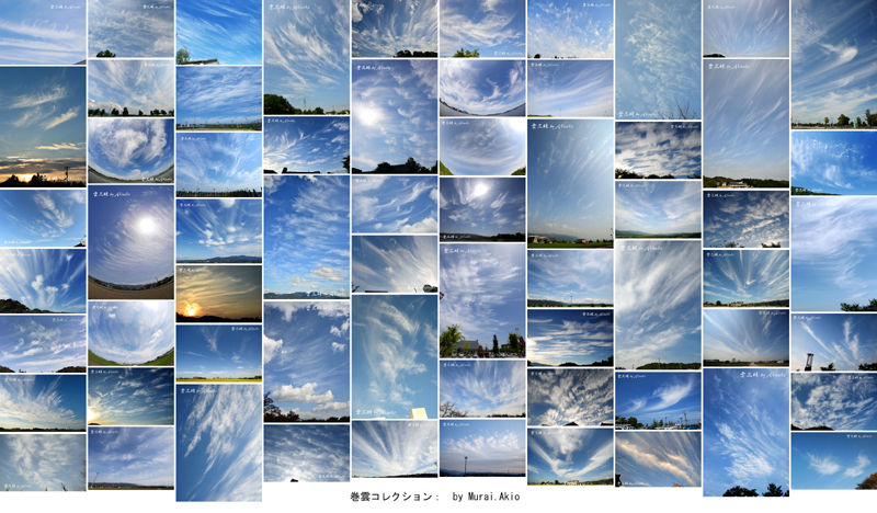 巻雲64個 : 雲三昧 -雲と空の記録と独り言-