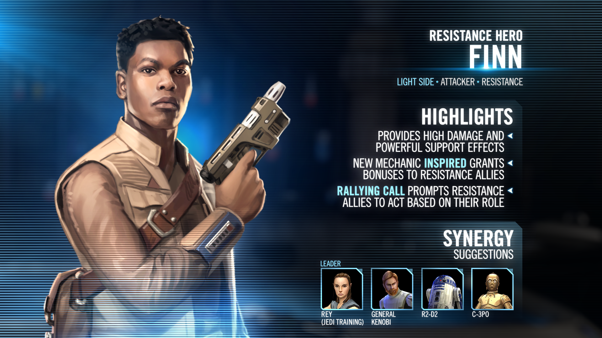 スターウォーズヴァイスシュバルツレジスタンスフィンSP ヴァイス