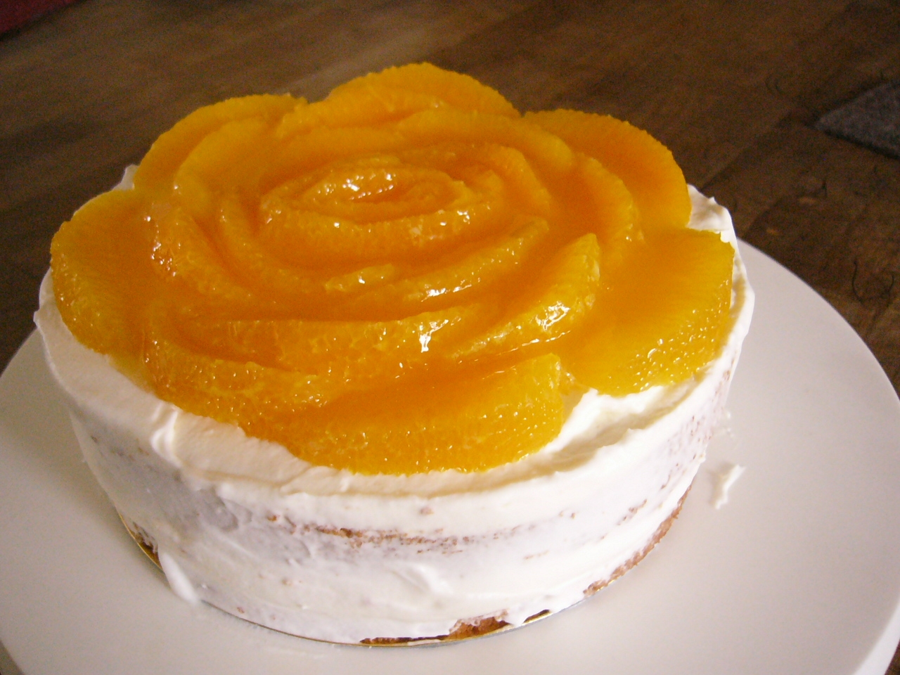 オレンジのショートケーキ わたしの好きな時間
