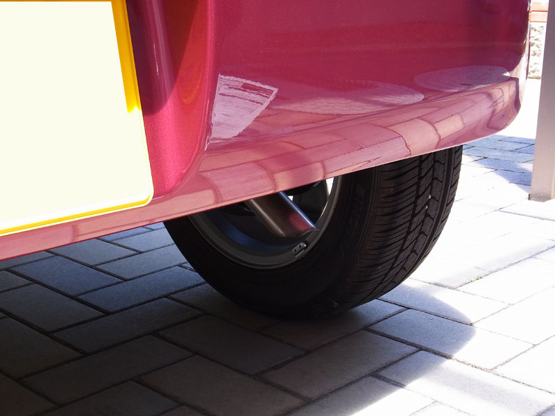 マフラーカッターをつけよう 黄色い長靴 Rossoになっちゃった