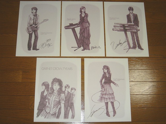 GARNET CROW ポスカードセット 2012ファンクラブイベント GARNET CROW